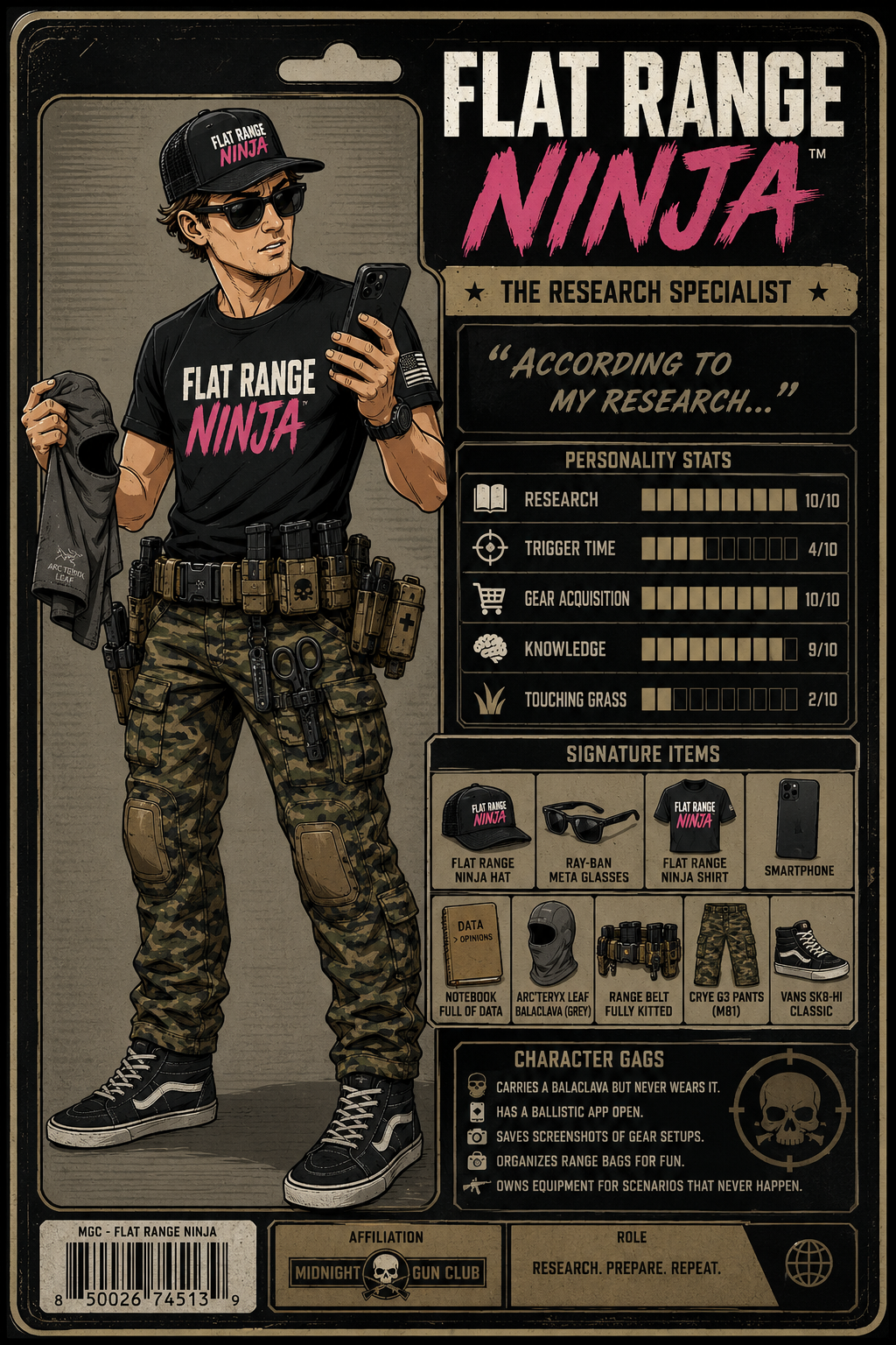 FLAT RANGE NINJA